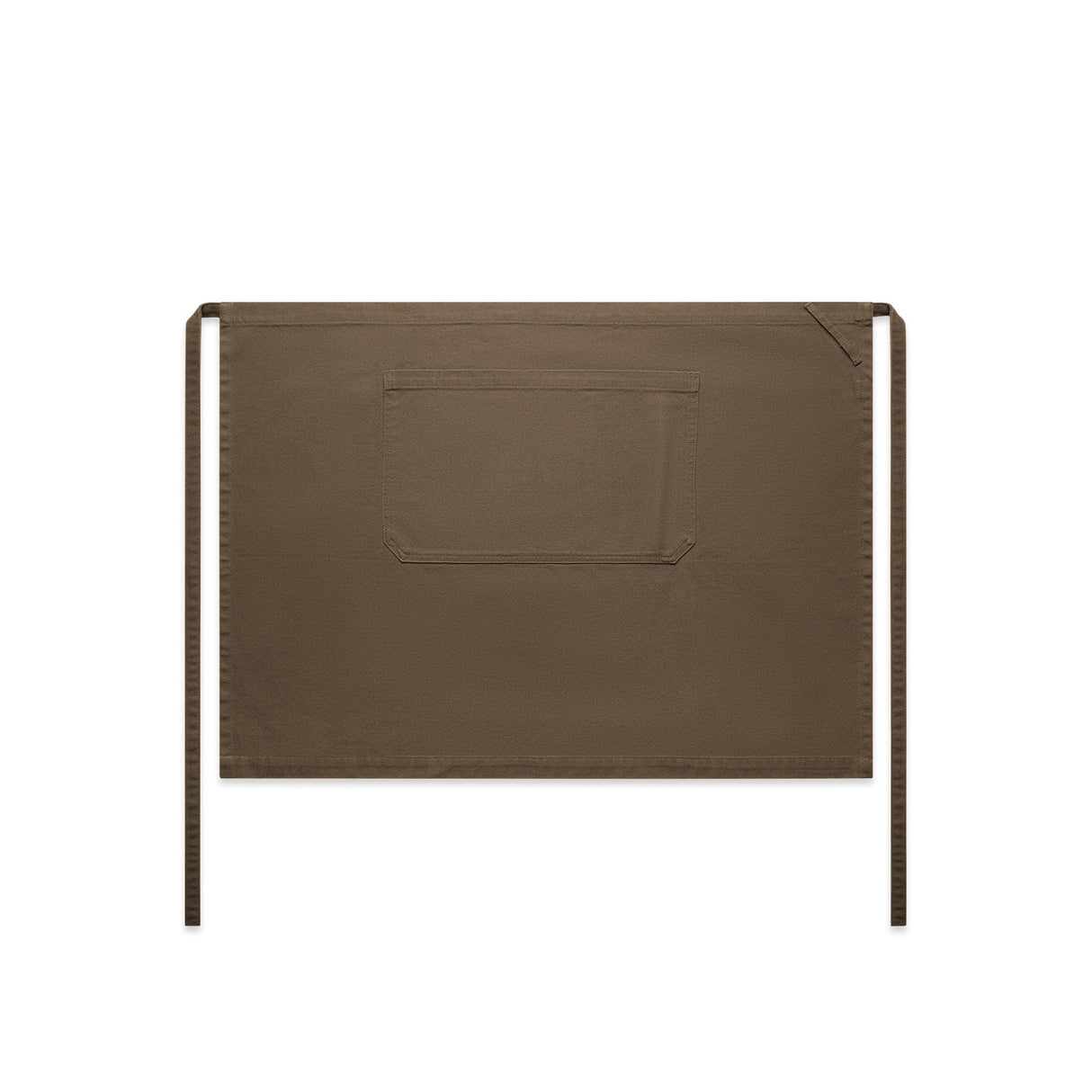 CANVAS HALF APRON WALNUT