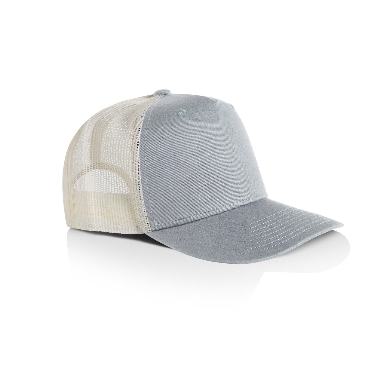 STOCK CONTRAST TRUCKER SMOKE/ECRU