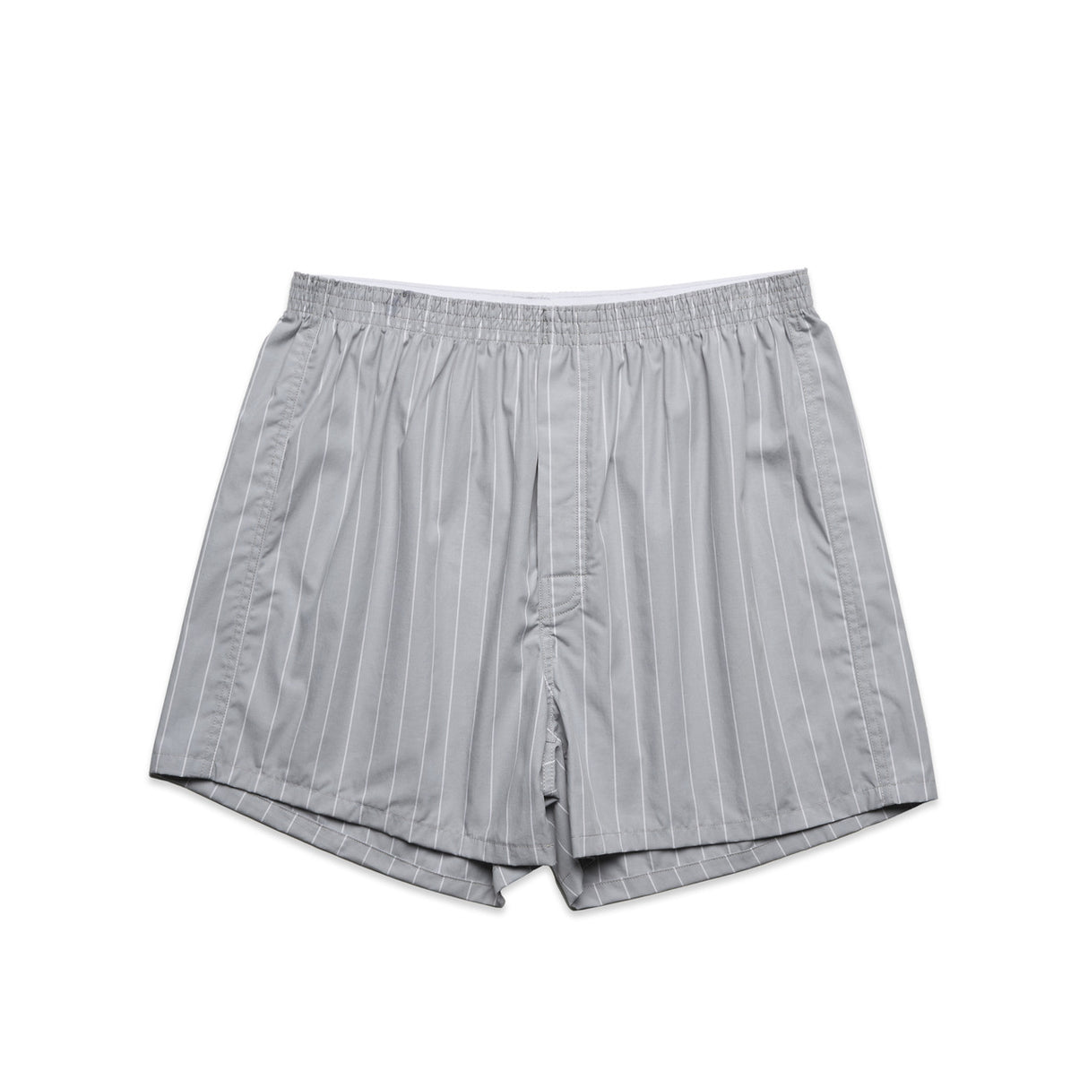 BOXER FINE STRIPE SHORTS SMOKE/WHITE