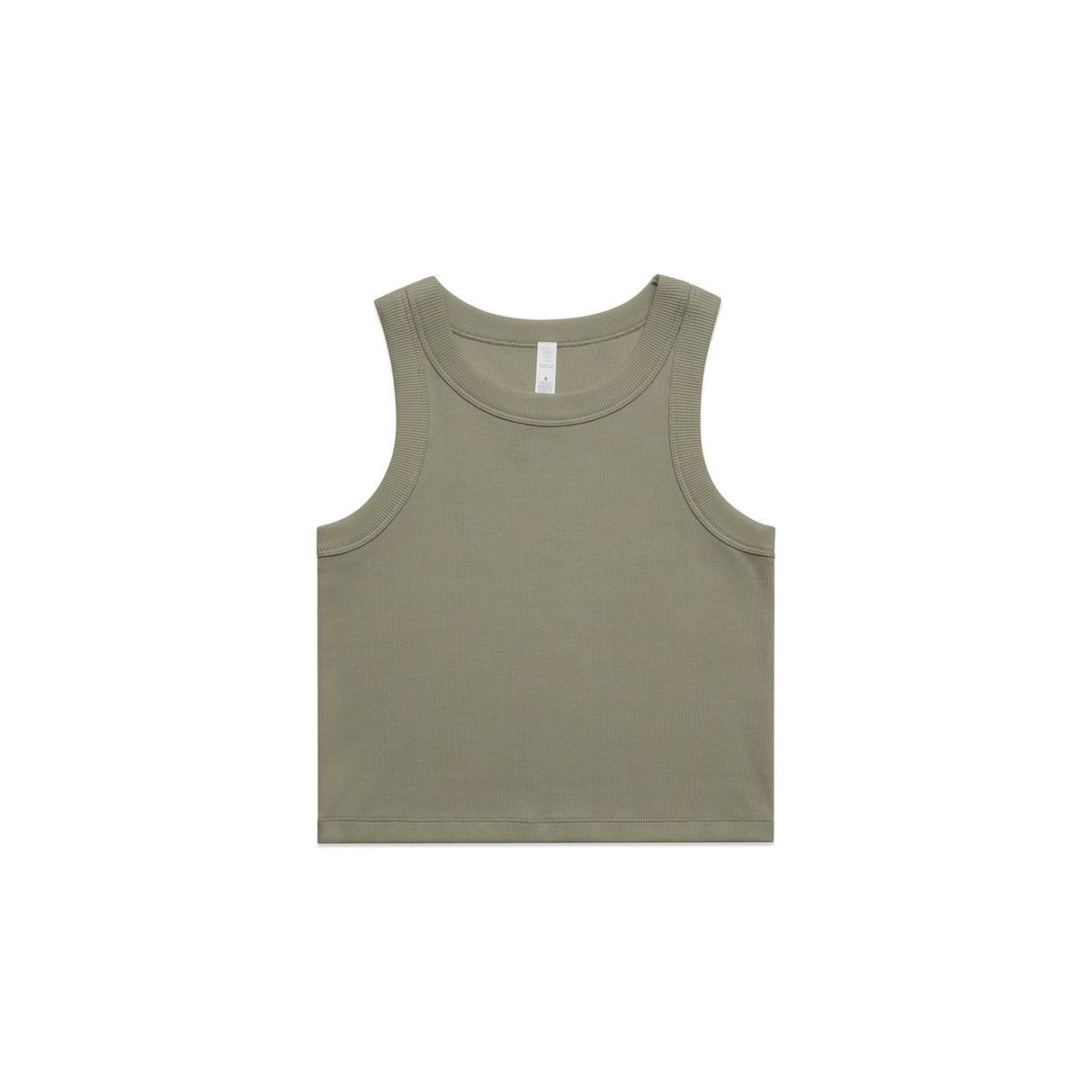 ORGANIC RIB CROP TANK