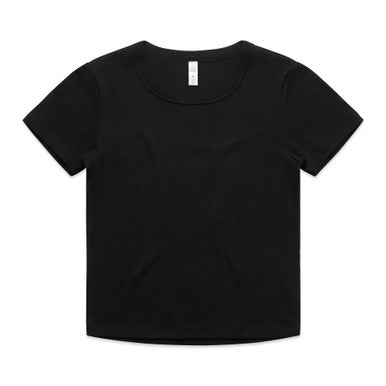 Wo's Organic Rib Baby Tee | 4074