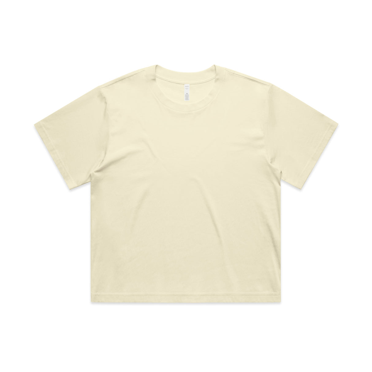 WOS MARTINA CROP TEE BUTTER