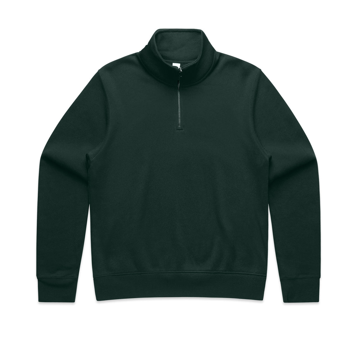 WOS HALF ZIP CREW PINE GREEN