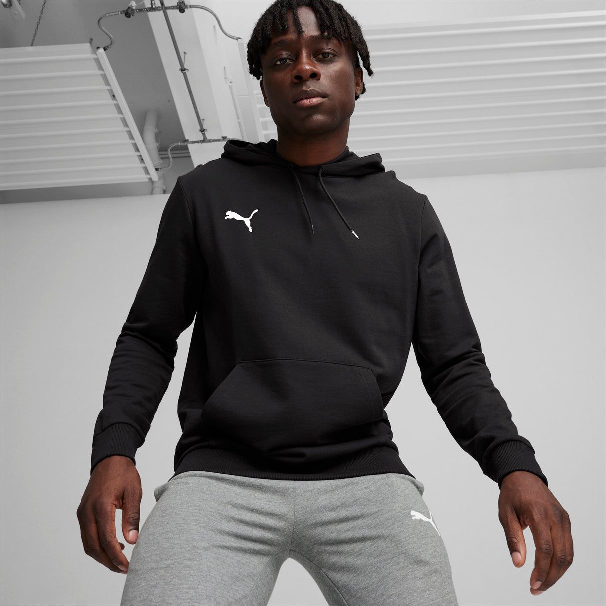 TeamGOAL Casuals Pullover Hoodie - Puma Black