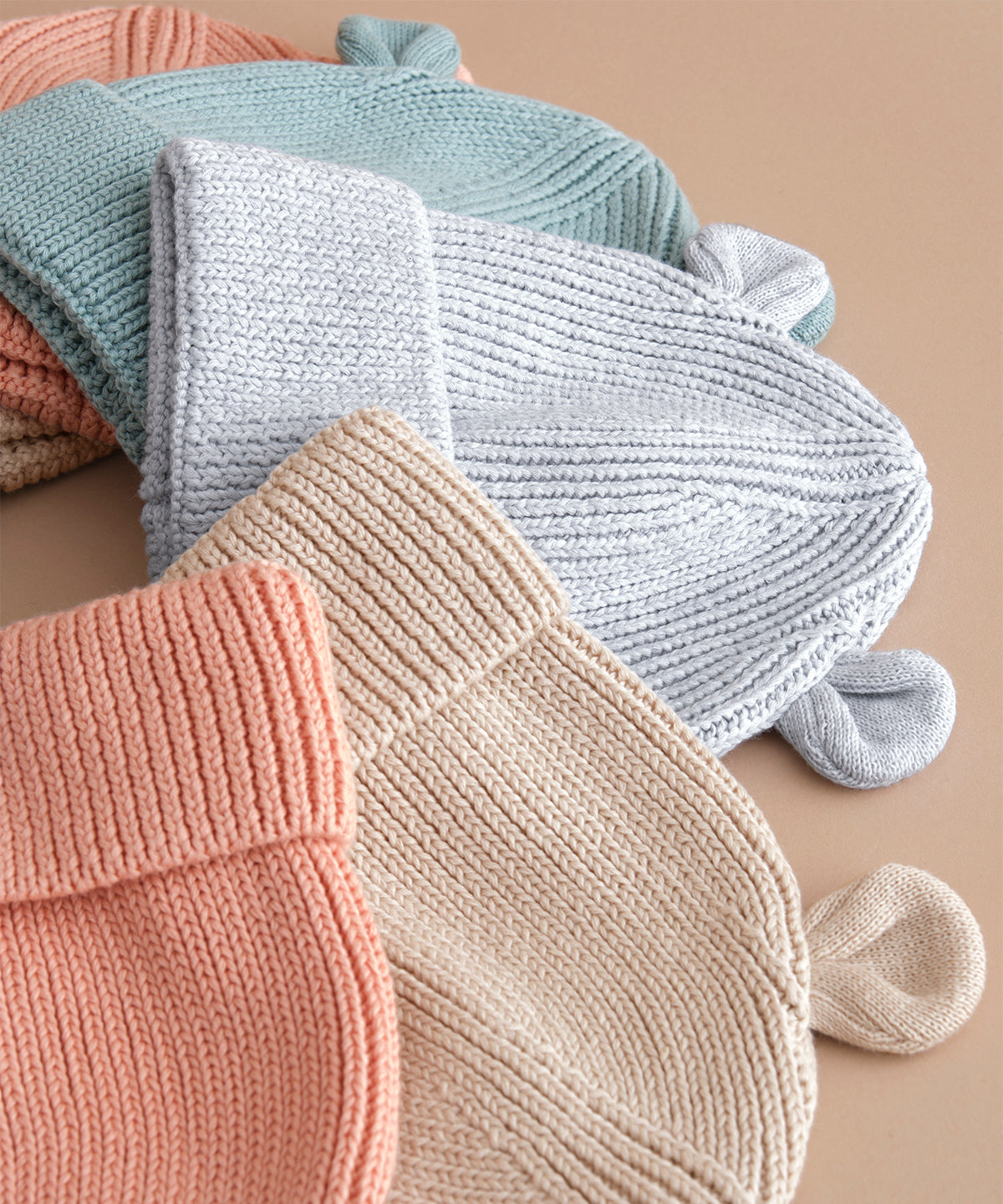 Organic baby bear beanie