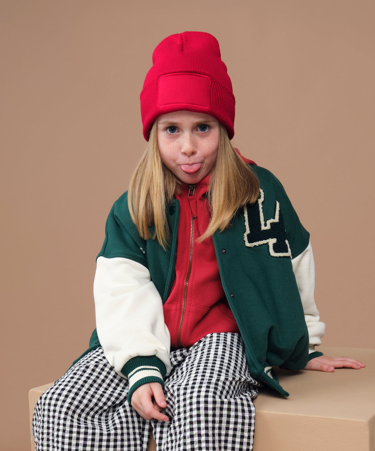 Kids original patch beanie