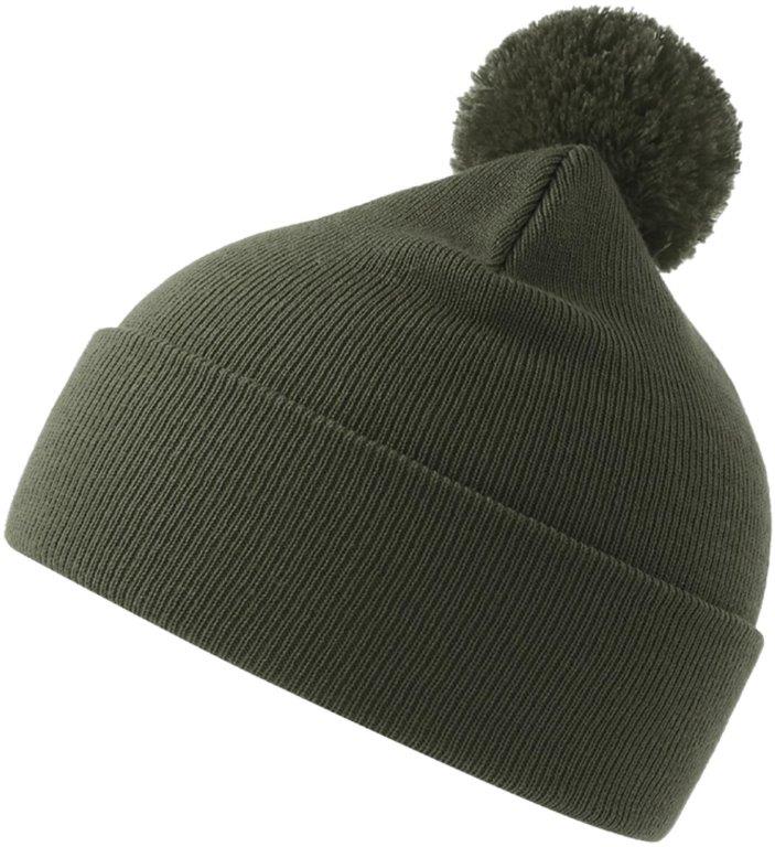 Atlantis Wind S Pompom Recycled Beanie Double Skin Cuffed