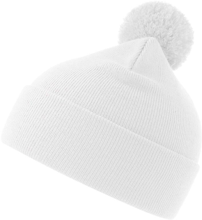 Atlantis Wind S Pompom Recycled Beanie Double Skin Cuffed