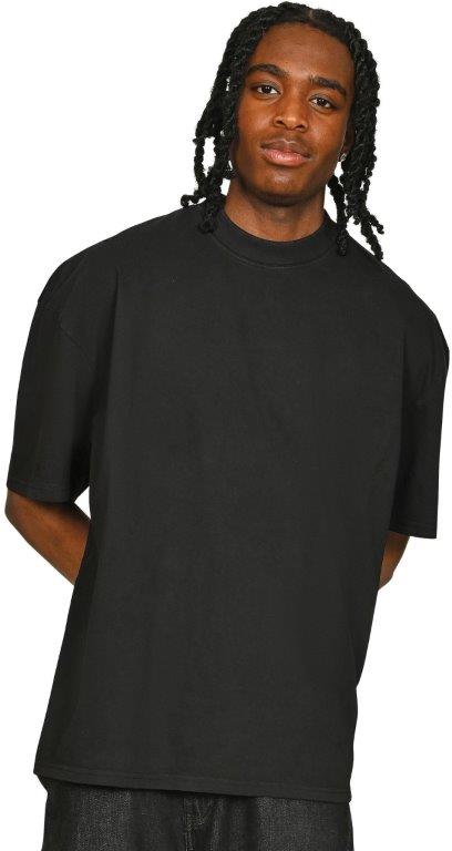 Casual Ringspun Combed 180 Acid Wash Oversize Extended Neck T