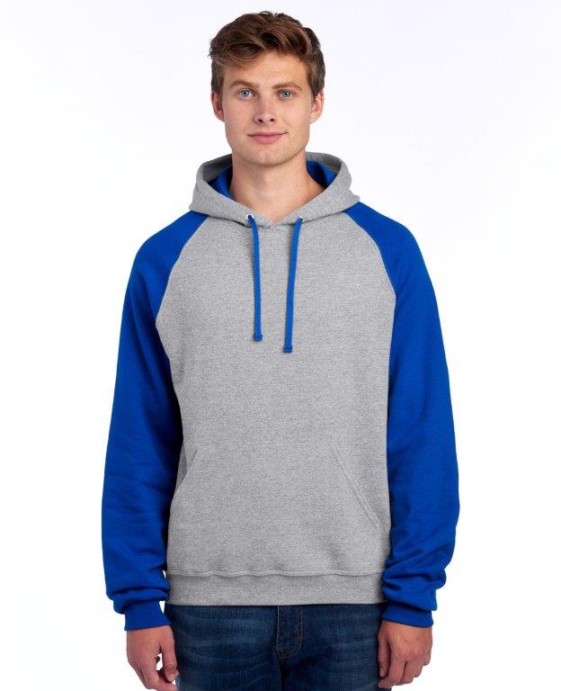 Jerzees NuBlend Colour Block Raglan Hood 275gsm