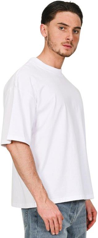 Casual Ringspun Combed 220 Boxy Oversize Extended Neck T