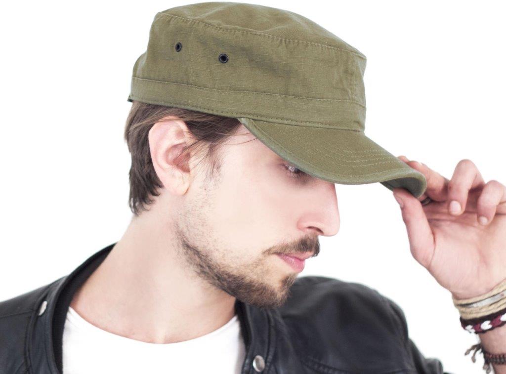 Atlantis Army Military Cap Ripstop Cotton