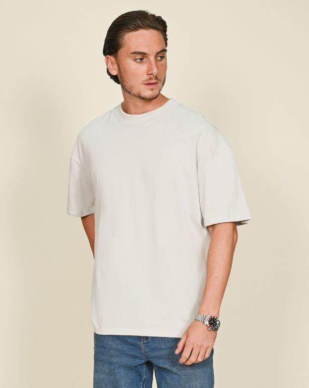 Casual Ringspun Combed 180 Oversize Extended Neck T