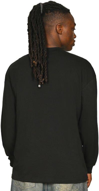 Casual Ringspun Combed 180 Oversize Extended Neck Long Sleeve T