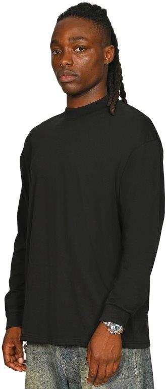 Casual Ringspun Combed 180 Oversize Extended Neck Long Sleeve T