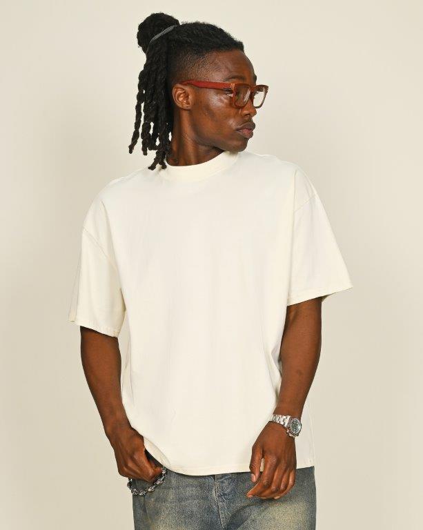 Casual Ringspun Combed 220 Oversize Extended Neck T