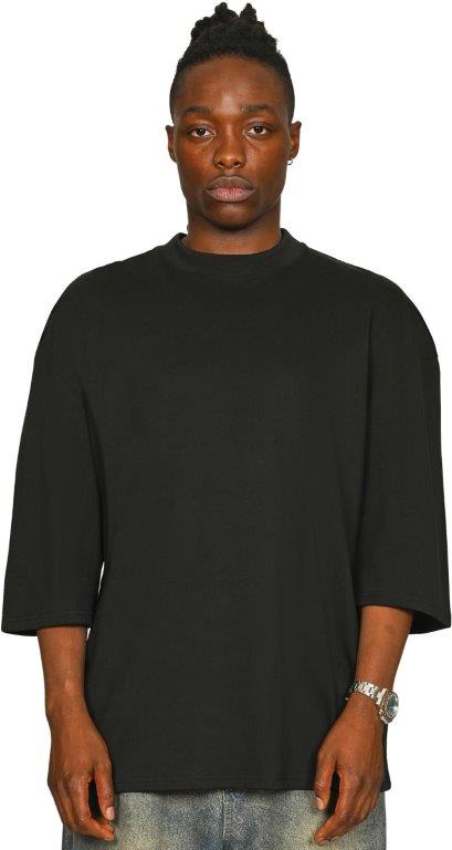 Casual Ringspun Combed 220 Oversize Extended Neck Half Sleeve Tall T