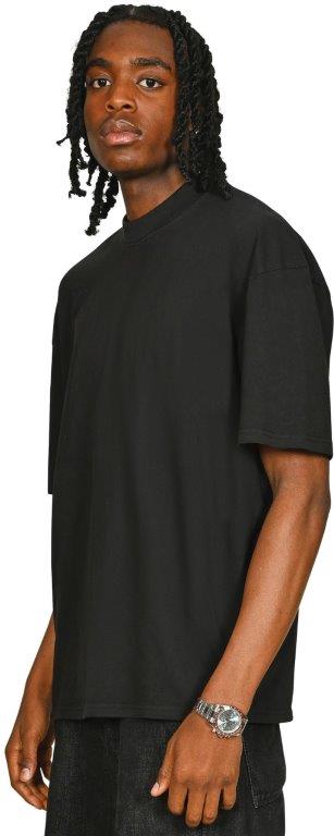 Casual Ringspun Combed 180 Acid Wash Oversize Extended Neck T