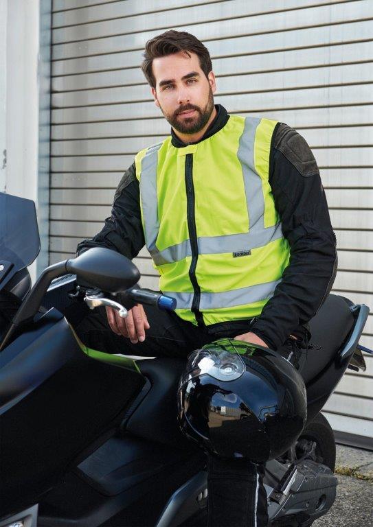 Korntex# High Vis Bikers Vest