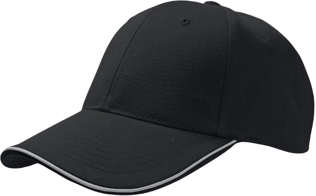 Atlantis Reflect 6 Panel Reflective Piping Baseball Cap