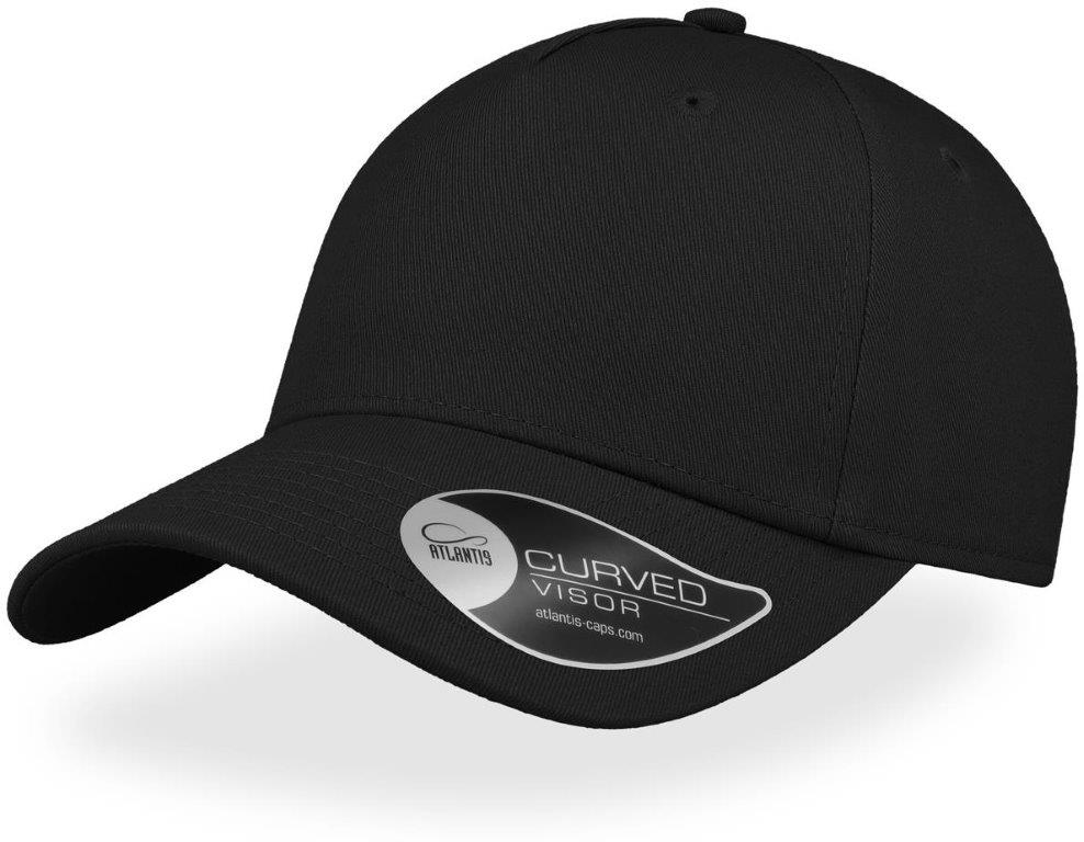 Atlantis Shot Curved Visor 5 Panel Structured Cap