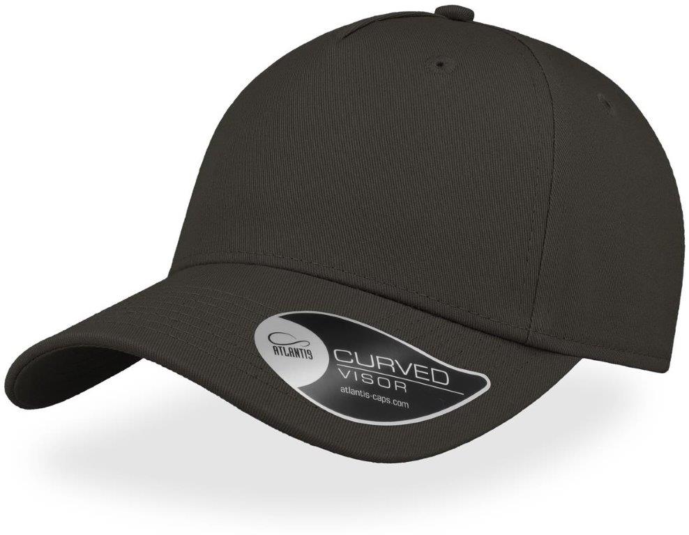 Atlantis Shot Curved Visor 5 Panel Structured Cap