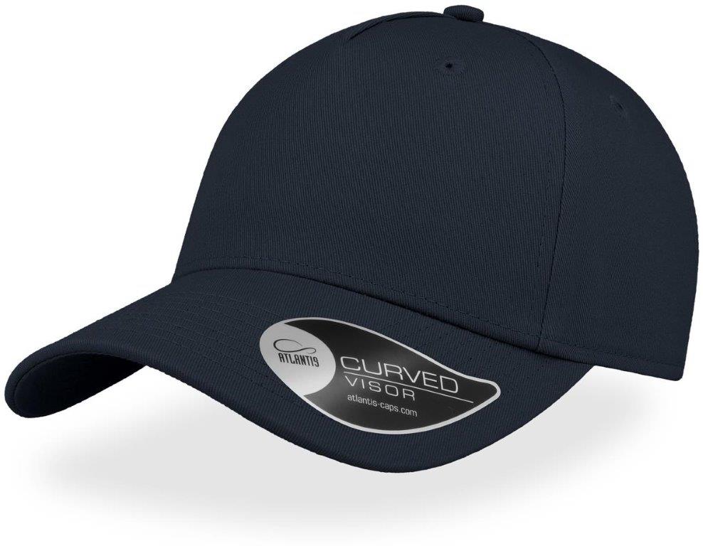 Atlantis Shot Curved Visor 5 Panel Structured Cap
