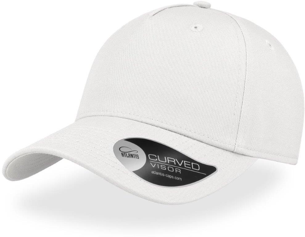 Atlantis Shot Curved Visor 5 Panel Structured Cap