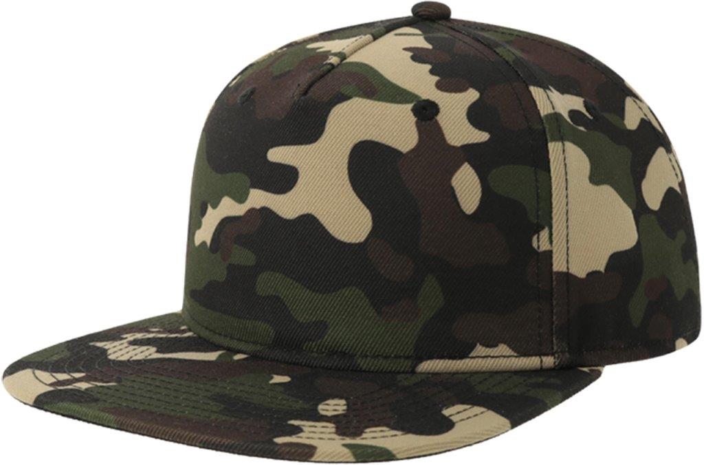 Atlantis Snap Back Flat Visor 5 Panel Sustainable Cap