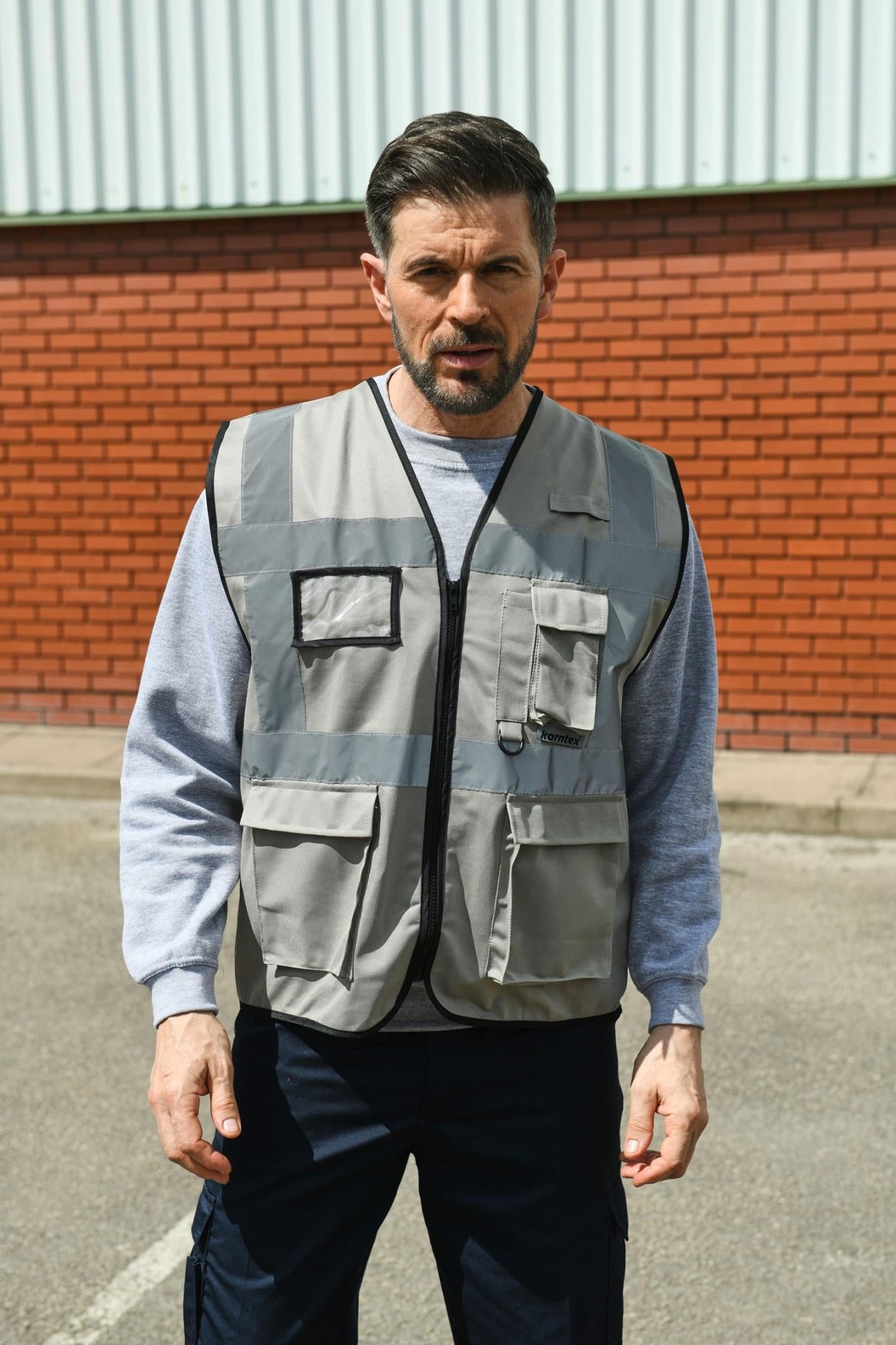 Korntex# High Vis Executive Multifunction Safety Vest