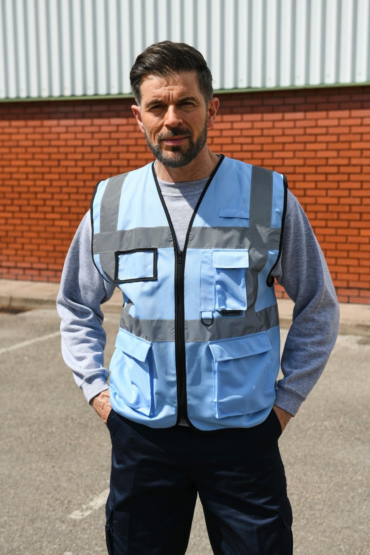 Korntex# High Vis Executive Multifunction Safety Vest