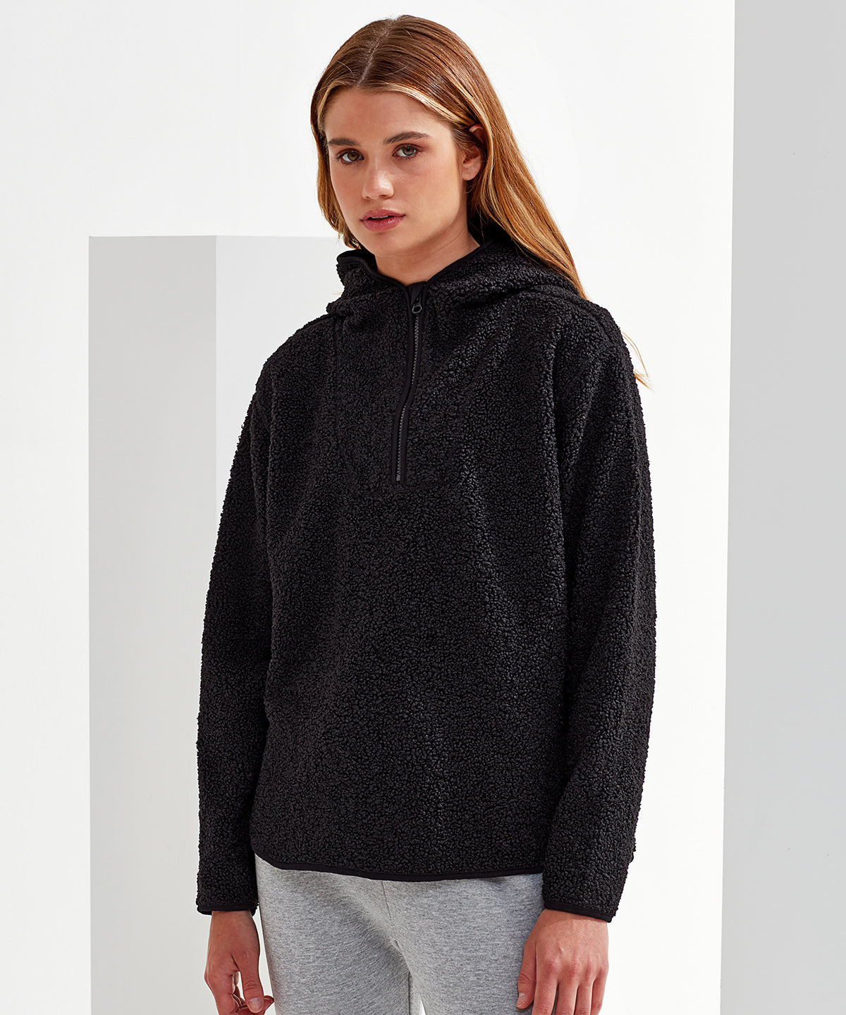 Women's TriDri® sherpa ¼-zip hoodie