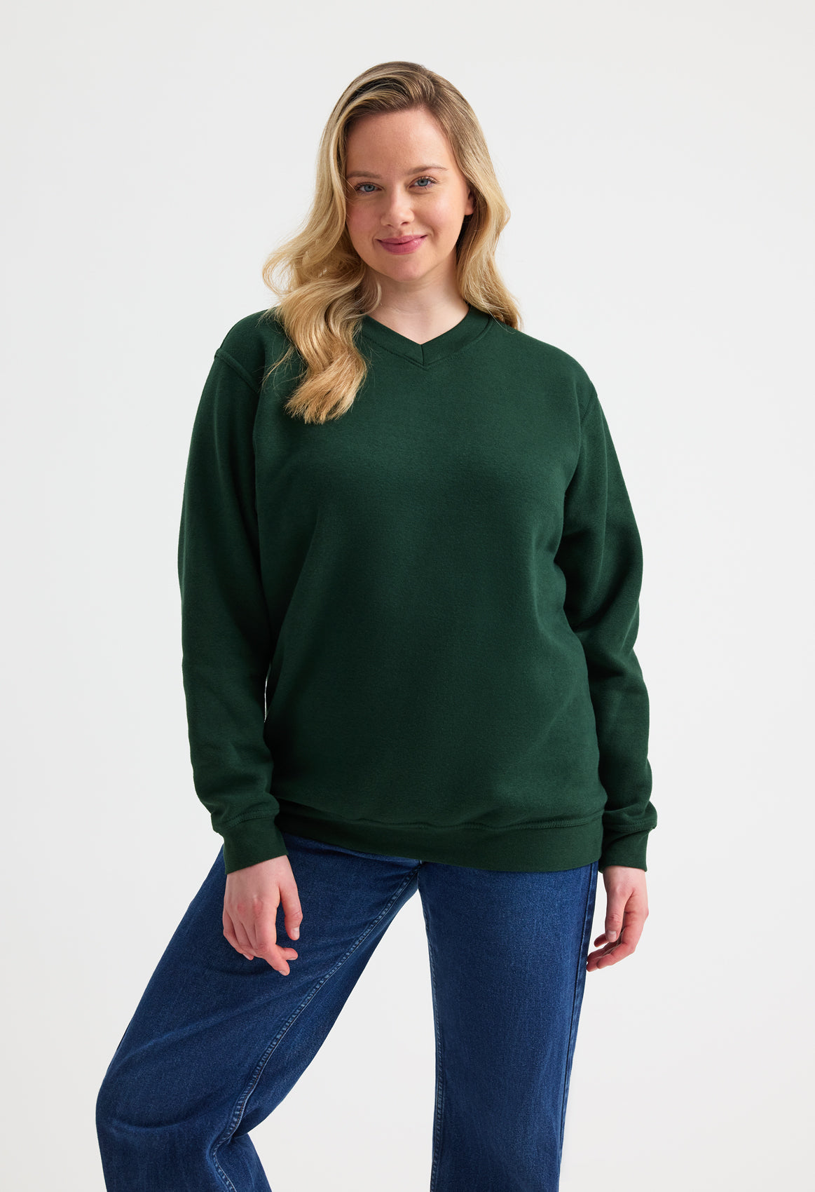 Classic V-Neck Sweatshirt