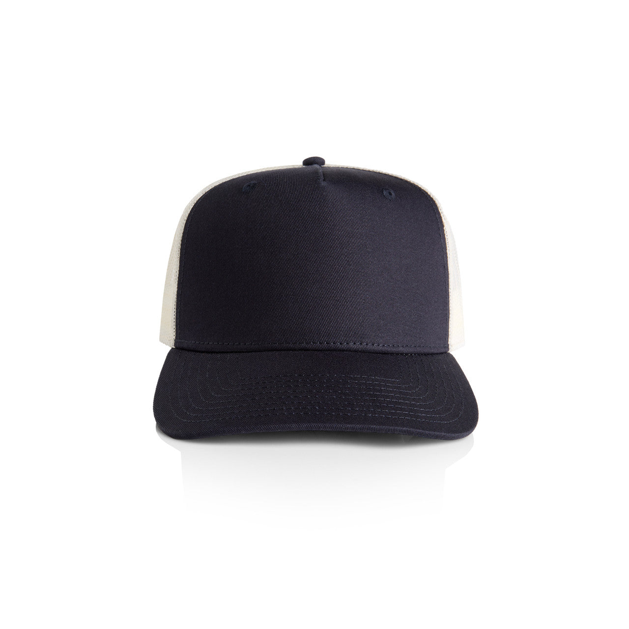 STOCK CONTRAST TRUCKER NAVY/ECRU