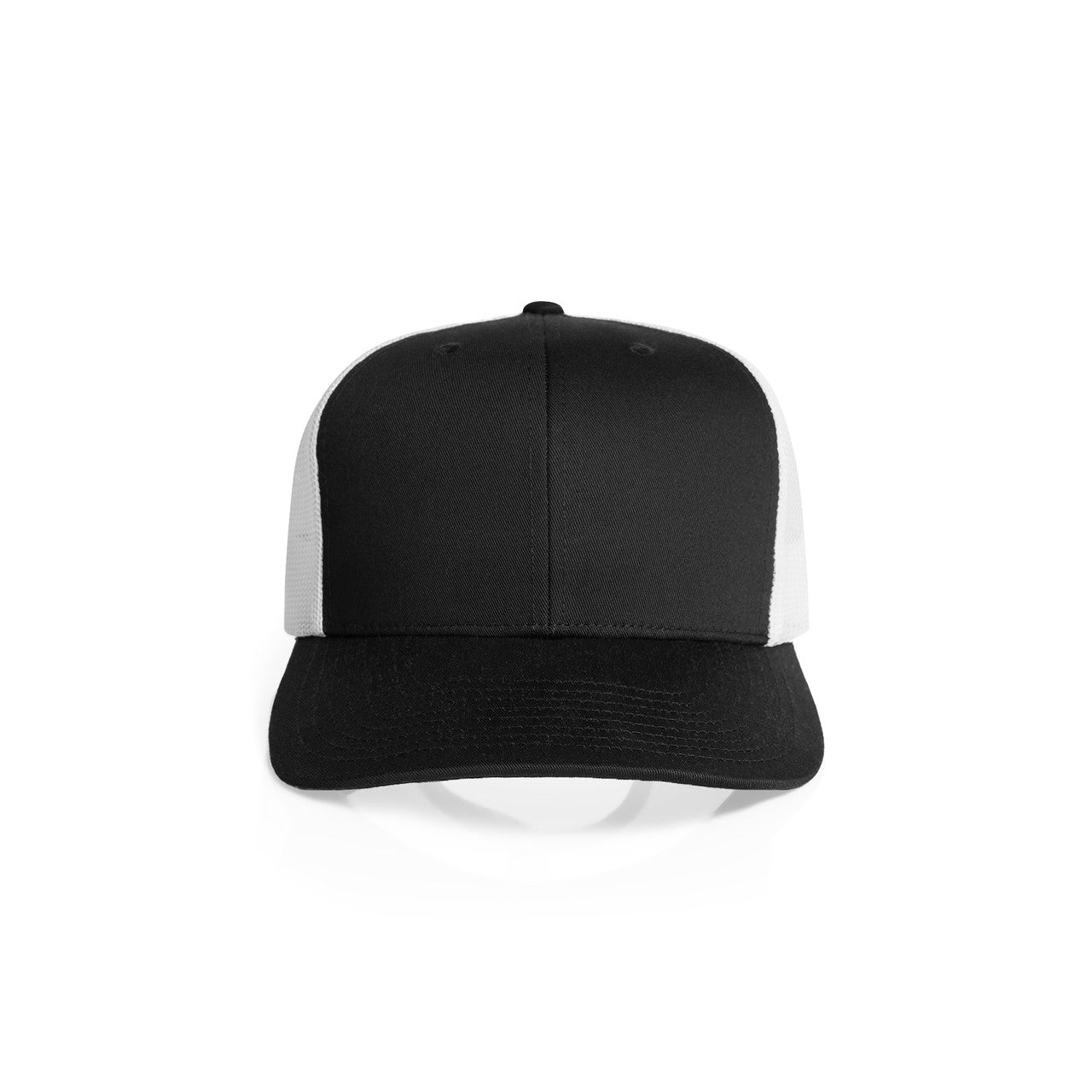 MESH CONTRAST TRUCKER CAP/WHITE