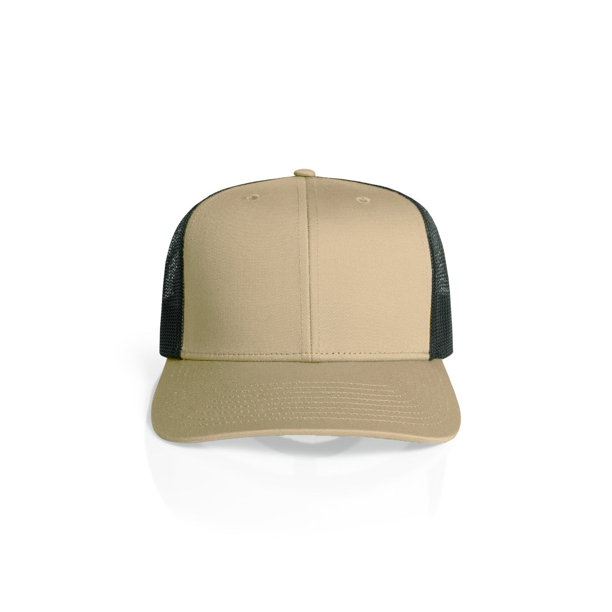 MESH CONTRAST TRUCKER CAP KHAKI/BLACK