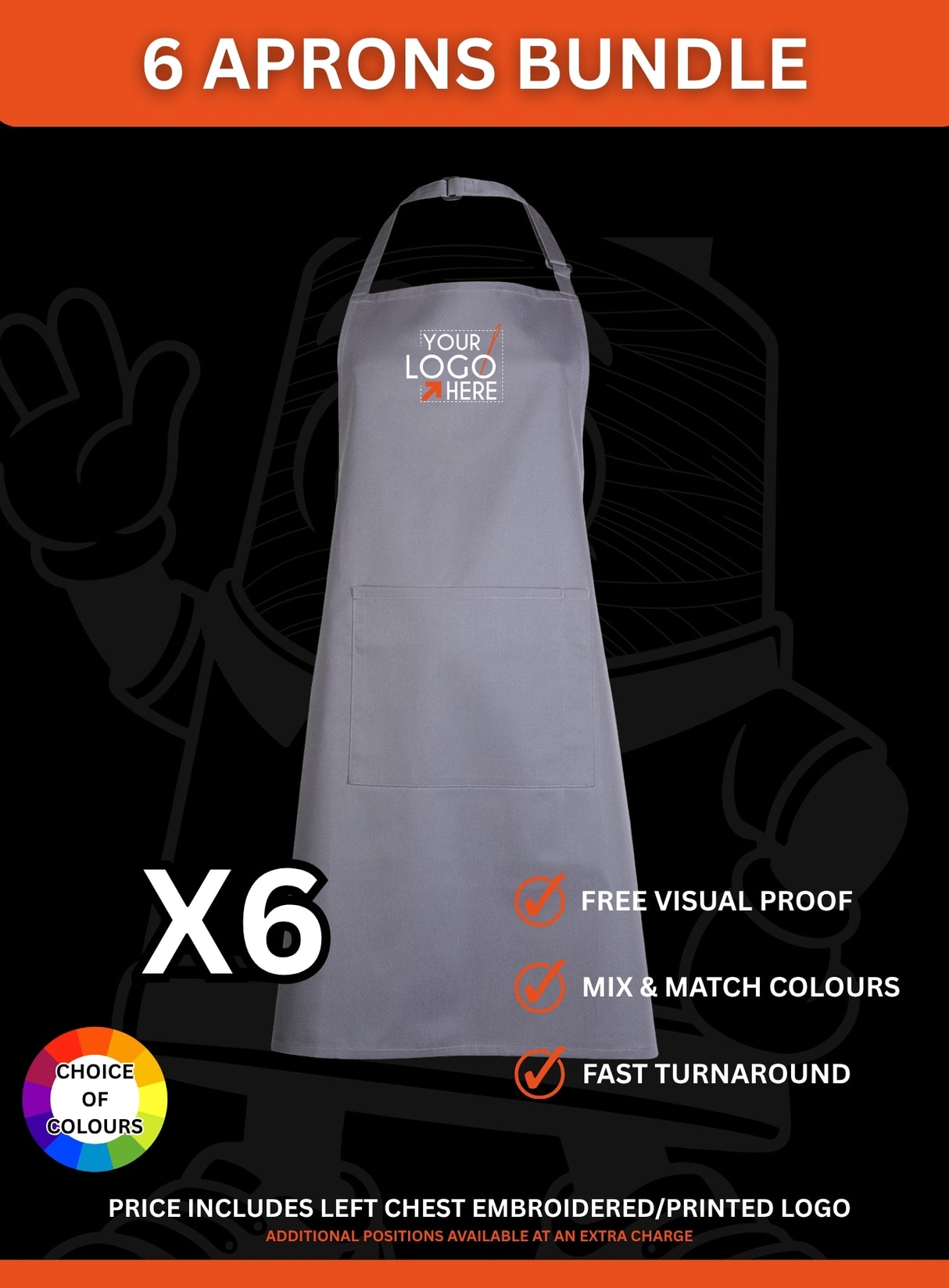 6 Apron Bundle