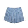 BOXER FINE STRIPE SHORTS MID BLUE/NATURAL