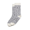 SLUB SOCKS MIDNIGHT/NATURAL