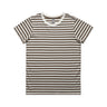 MAPLE STRIPE TEE NATURAL/WALNUT