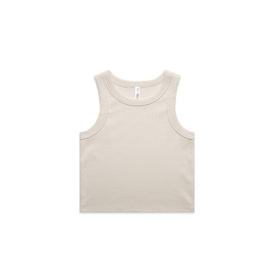Wo's Organic Rib Crop Tank | 4064G