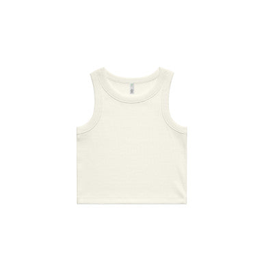 Wo's Organic Rib Crop Tank | 4064G