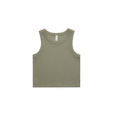 Wo's Organic Rib Crop Tank | 4064G