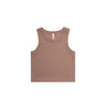 ORGANIC RIB CROP TANK HAZY PINK