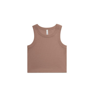 Wo's Organic Rib Crop Tank | 4064G