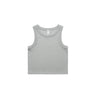 ORGANIC RIB CROP TANK STORM