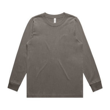 Wo's Heavy Faded L/S Tee | 4083