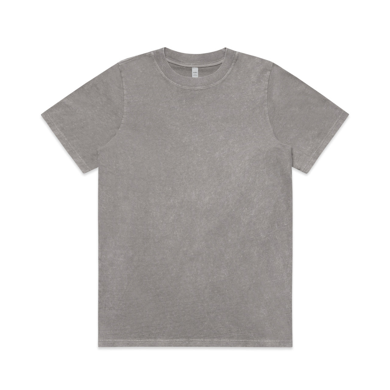 WOS STONE WASH HEAVY TEE GREY STONE