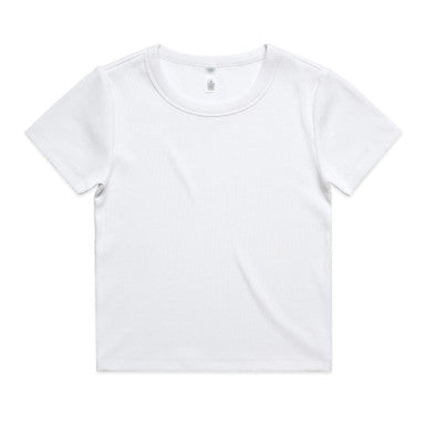 Wo's Organic Rib Tee | 4092G