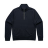WOS HALF ZIP CREW NAVY